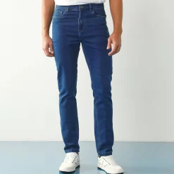 Rechte jeans met 5 zakken, ultrastretch denim - L30