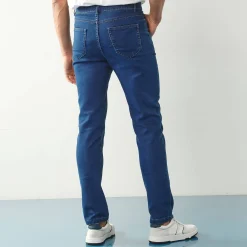 Rechte jeans met 5 zakken, ultrastretch denim - L30