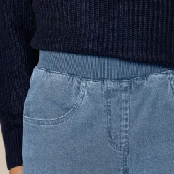 Rechte 'ultracomfortabele' jeans met elastische taille