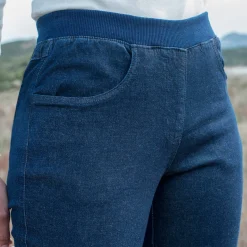 Rechte 'ultracomfortabele' jeans met elastische taille