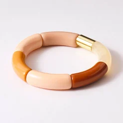 Rekbare armband met kralen - set van 2