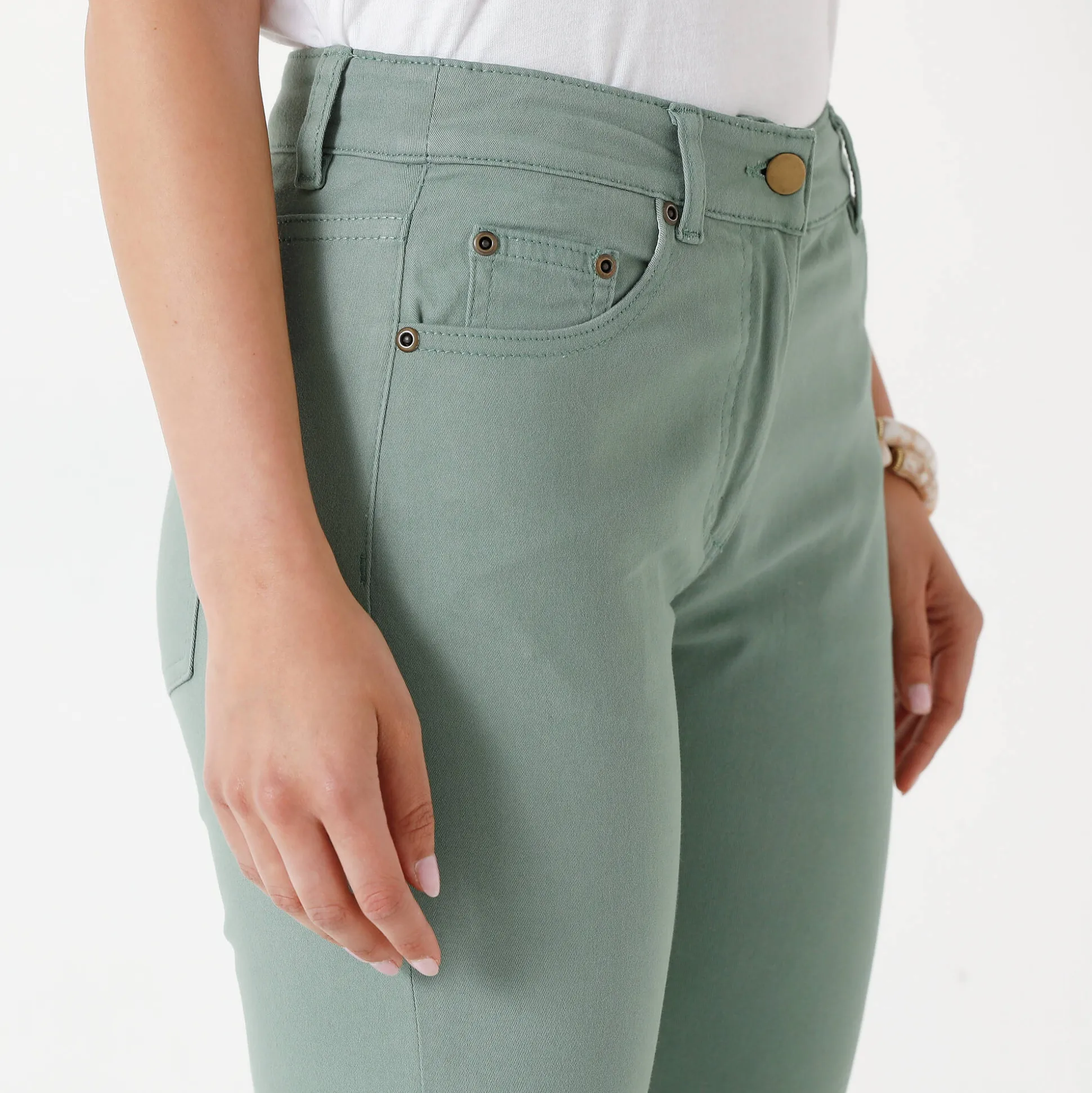 Rekbare 7/8-broek met nauwsluitend model