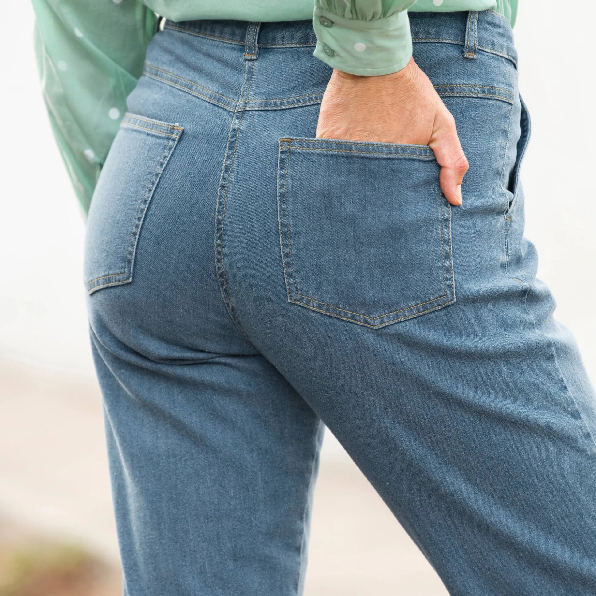 Rekbare chino jeans
