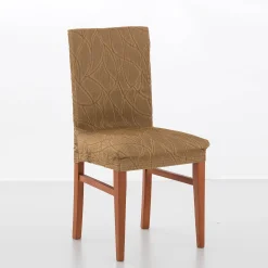 Rekbare integrale stoelhoes met jacquardmotief