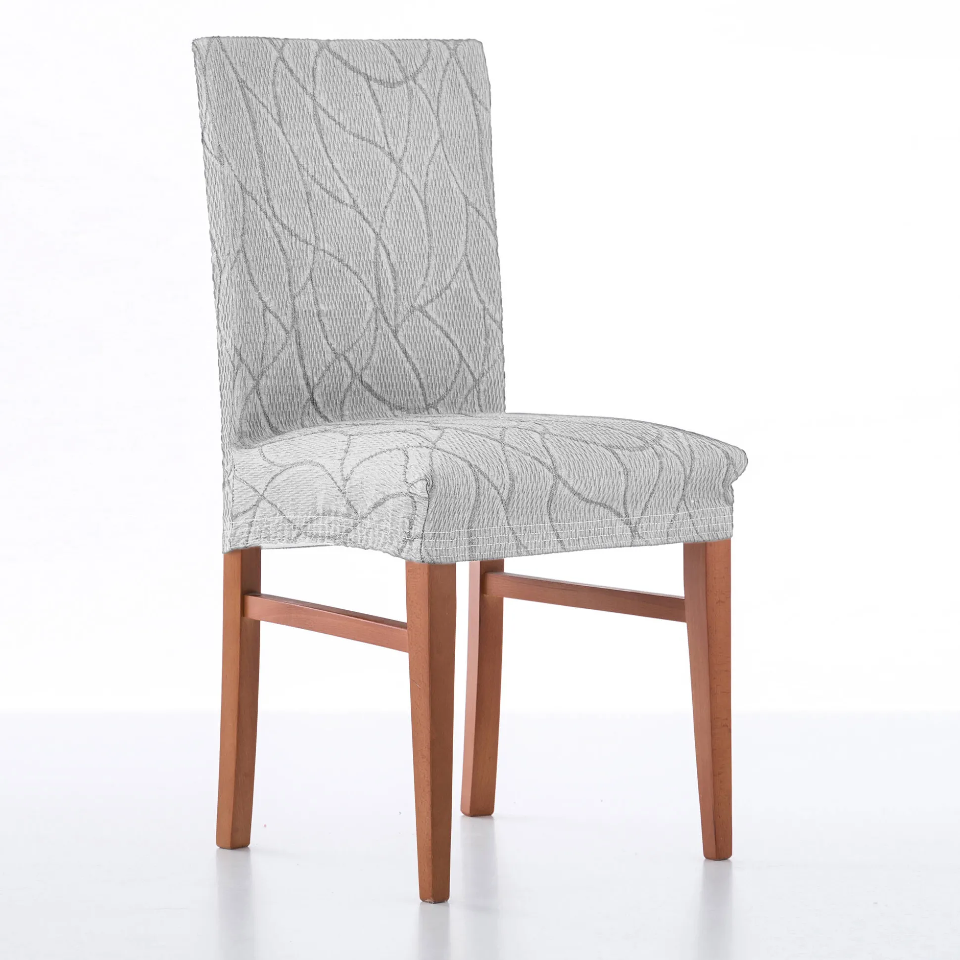Rekbare integrale stoelhoes met jacquardmotief