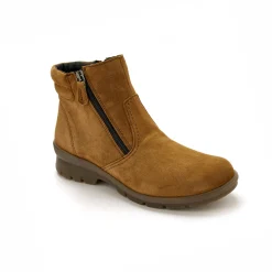 Rekbare, leren boots met dubbele rits PÉDICONFORT