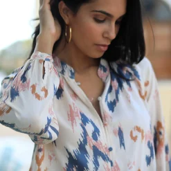 Robe chemisier imprimée