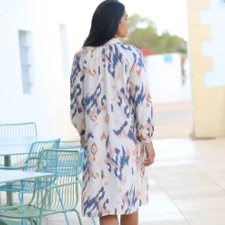 Robe chemisier imprimée