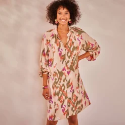 Robe chemisier imprimée