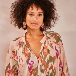 Robe chemisier imprimée