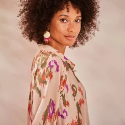 Robe chemisier imprimée