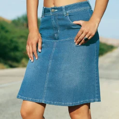 Rok in jeans