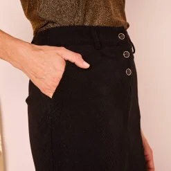 Rok met A-lijn in velours