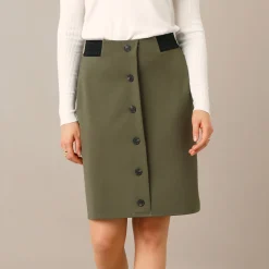 Rok met fantasieknopen, milano-breisel