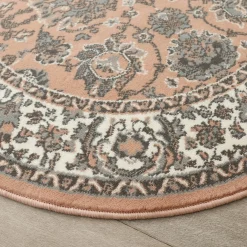 Rond tapijt met Perzisch motief