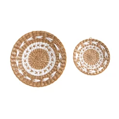Ronde muurdecoratie - set van 2