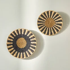 Ronde muurdecoratie - set van 2