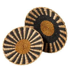 Ronde muurdecoratie - set van 2