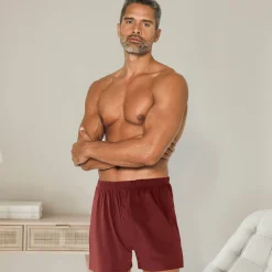 Ruime, open en effen boxershort - set van 4