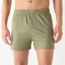 Ruime, open en effen boxershort - set van 4