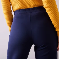 Ruime, rechte broek, milanotricot
