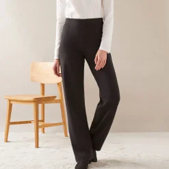 Ruime, rechte broek, milanotricot