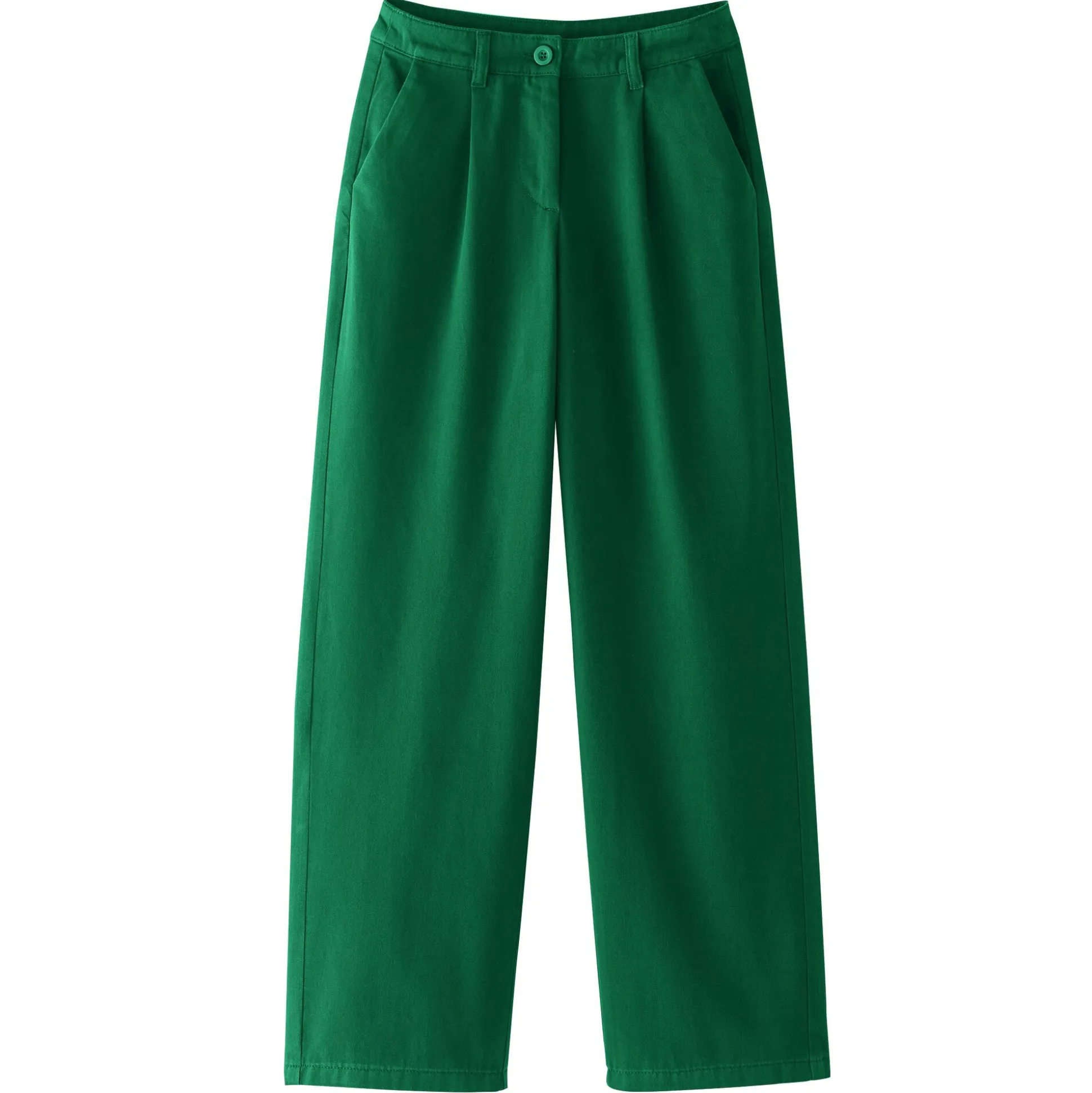 Ruime, rechte broek, speciaal voor kleine lengtes