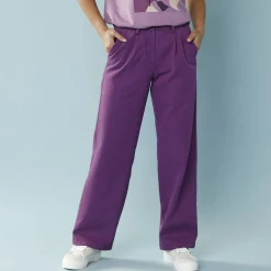 Ruime, rechte broek, speciaal voor kleine lengtes