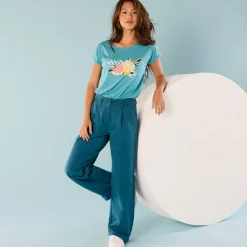 Ruime, rechte broek, speciaal voor kleine lengtes