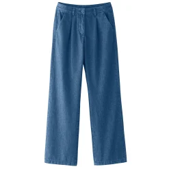 Ruime, rechte jeans, speciaal voor kleine lengtes