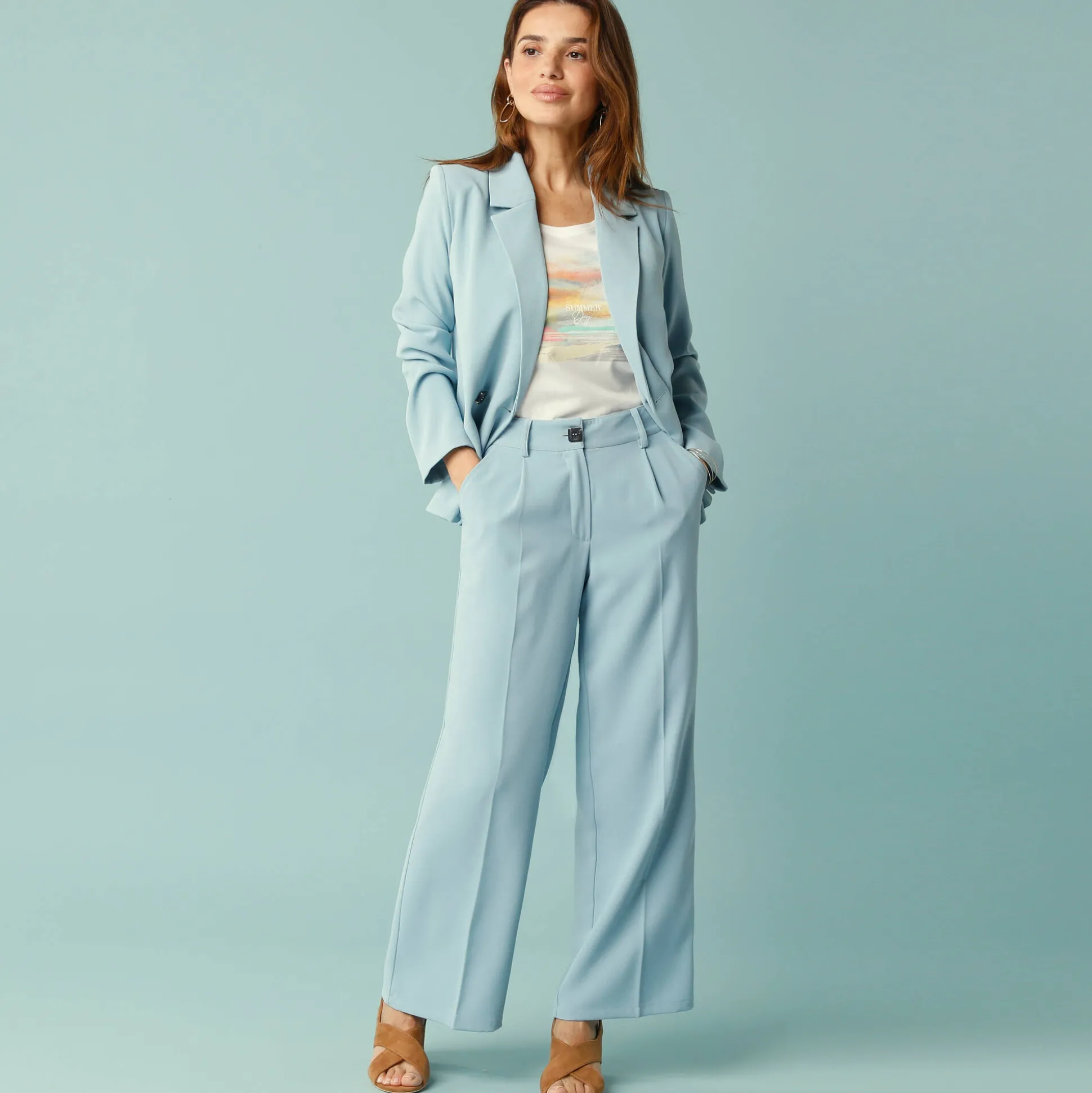 Ruime, soepel broek, voor Kleine Lengtes