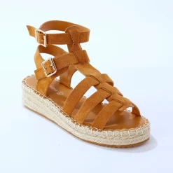 Sandalen in Romeinse stijl, meerdere riempjes