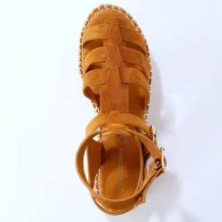 Sandalen in Romeinse stijl, meerdere riempjes