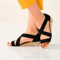 Sandalen met sleehak