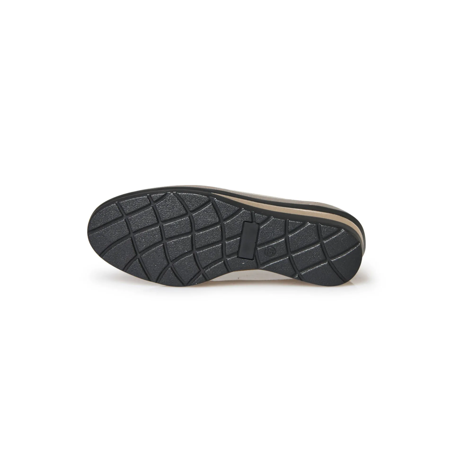 Schoenen met sleehak in 2 materialen