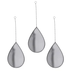 Set van 3 druppelvormige hangspiegels