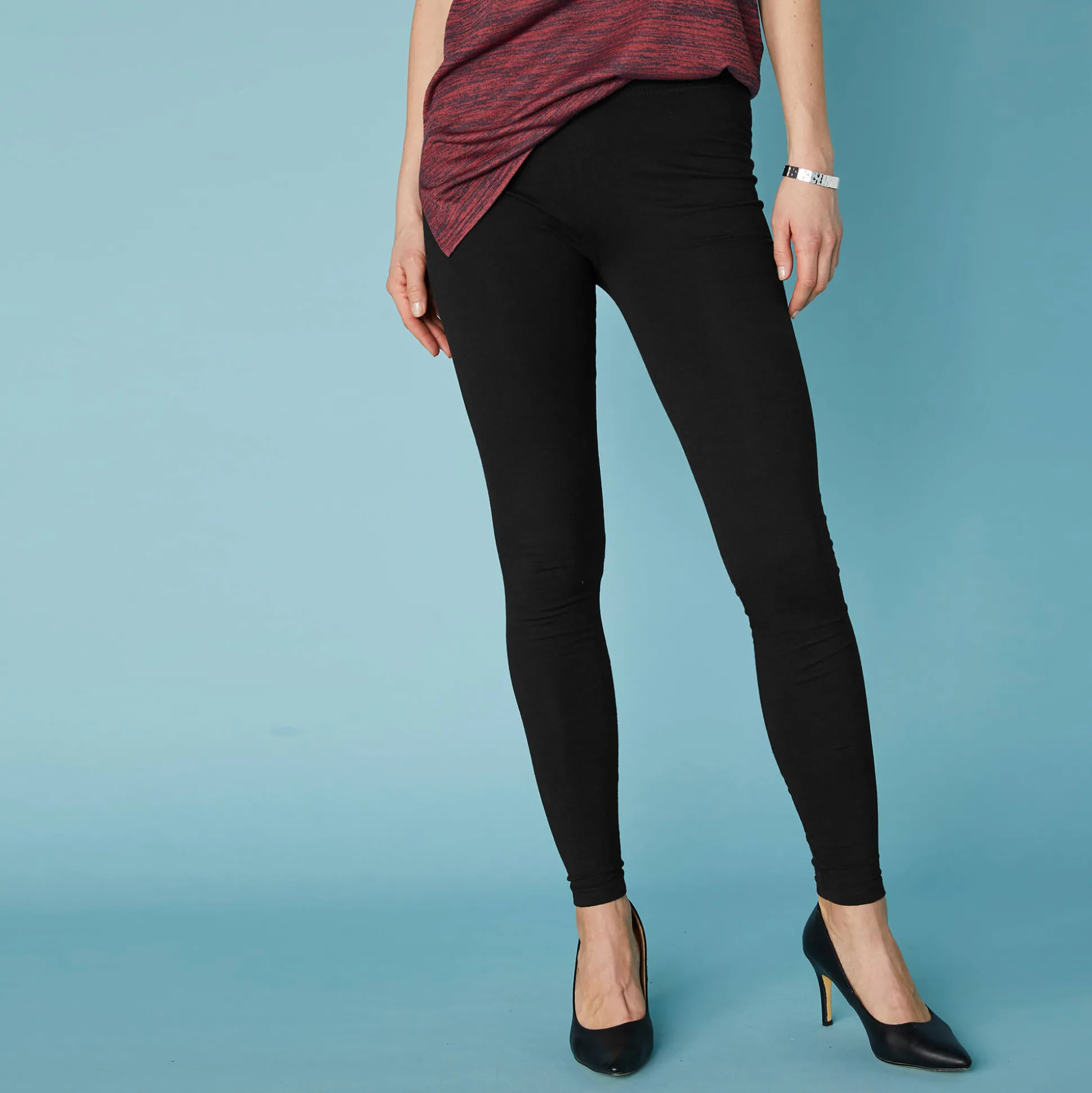 Set van 2 leggings met elastische taille