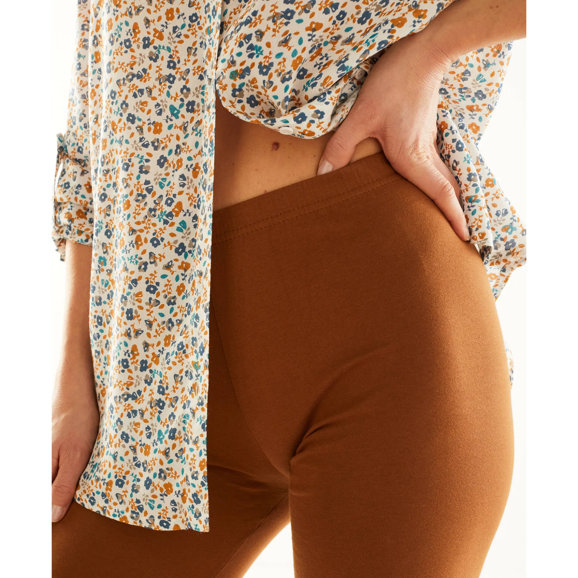 Set van 2 leggings met elastische taille