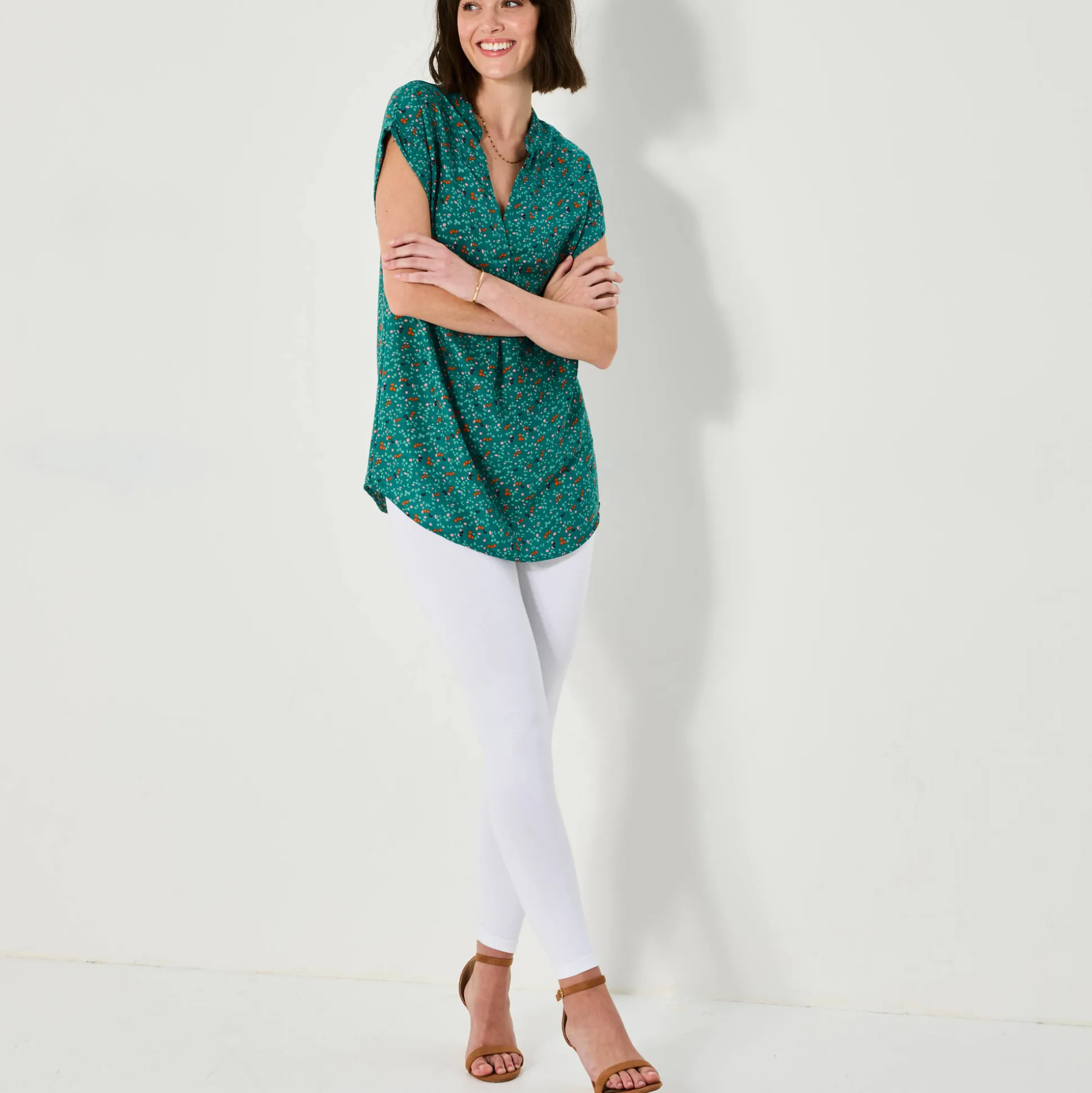 Set van 2 leggings met elastische taille