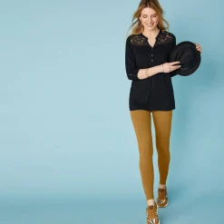 Set van 2 leggings met elastische taille