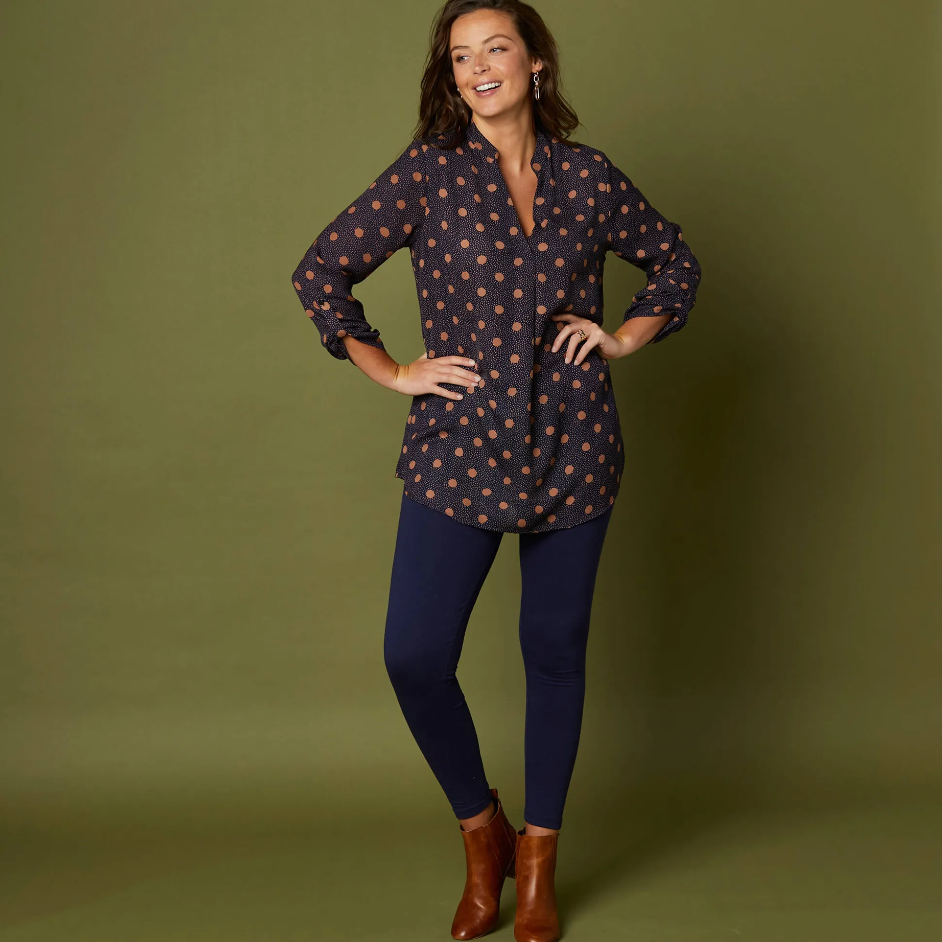 Set van 2 leggings met elastische taille