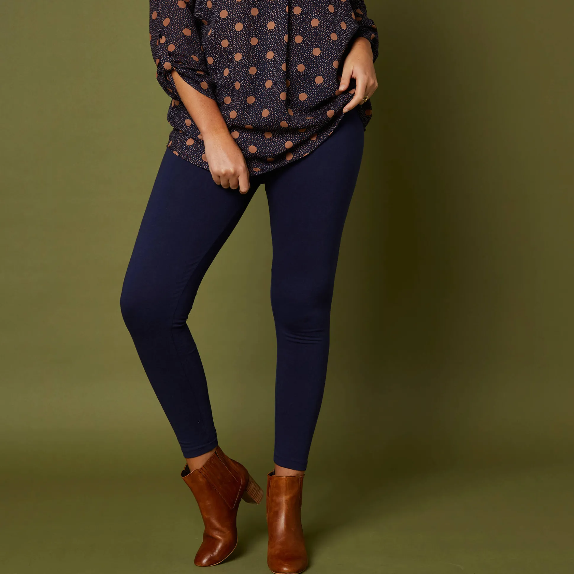 Set van 2 leggings met elastische taille