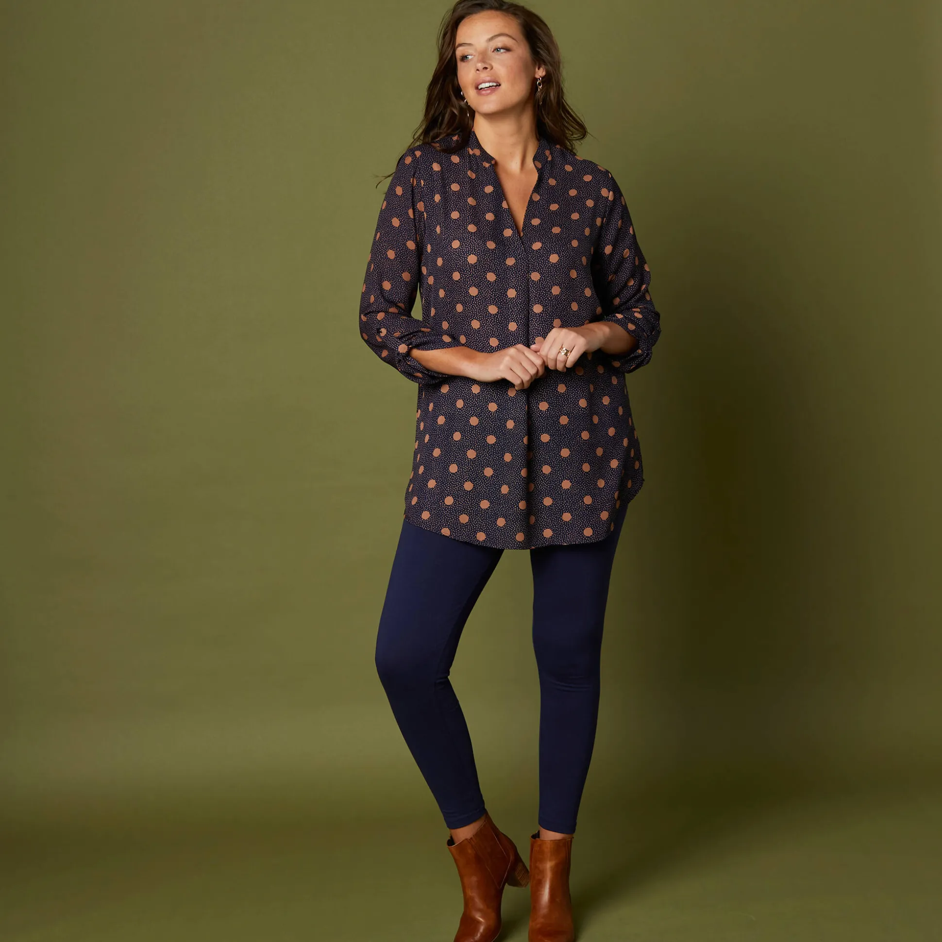 Set van 2 leggings met elastische taille