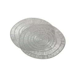 Set van 2 metallic placemats