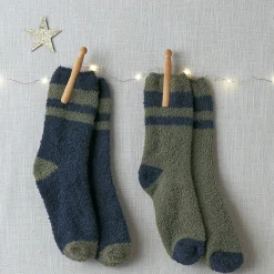 Set van 2 paar sokken in fleecetricot