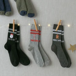 Set van 3 paar sokken met kerstmotief