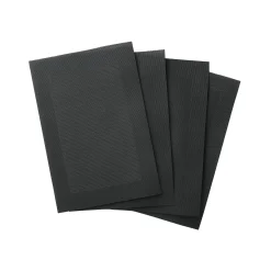 Set van 4 placemats - gevlochten vinyl