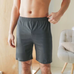 Short pyjama coton uni