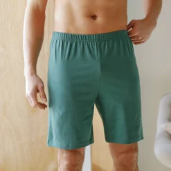 Short pyjama coton uni