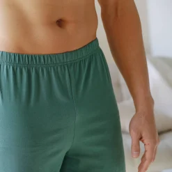 Short pyjama coton uni
